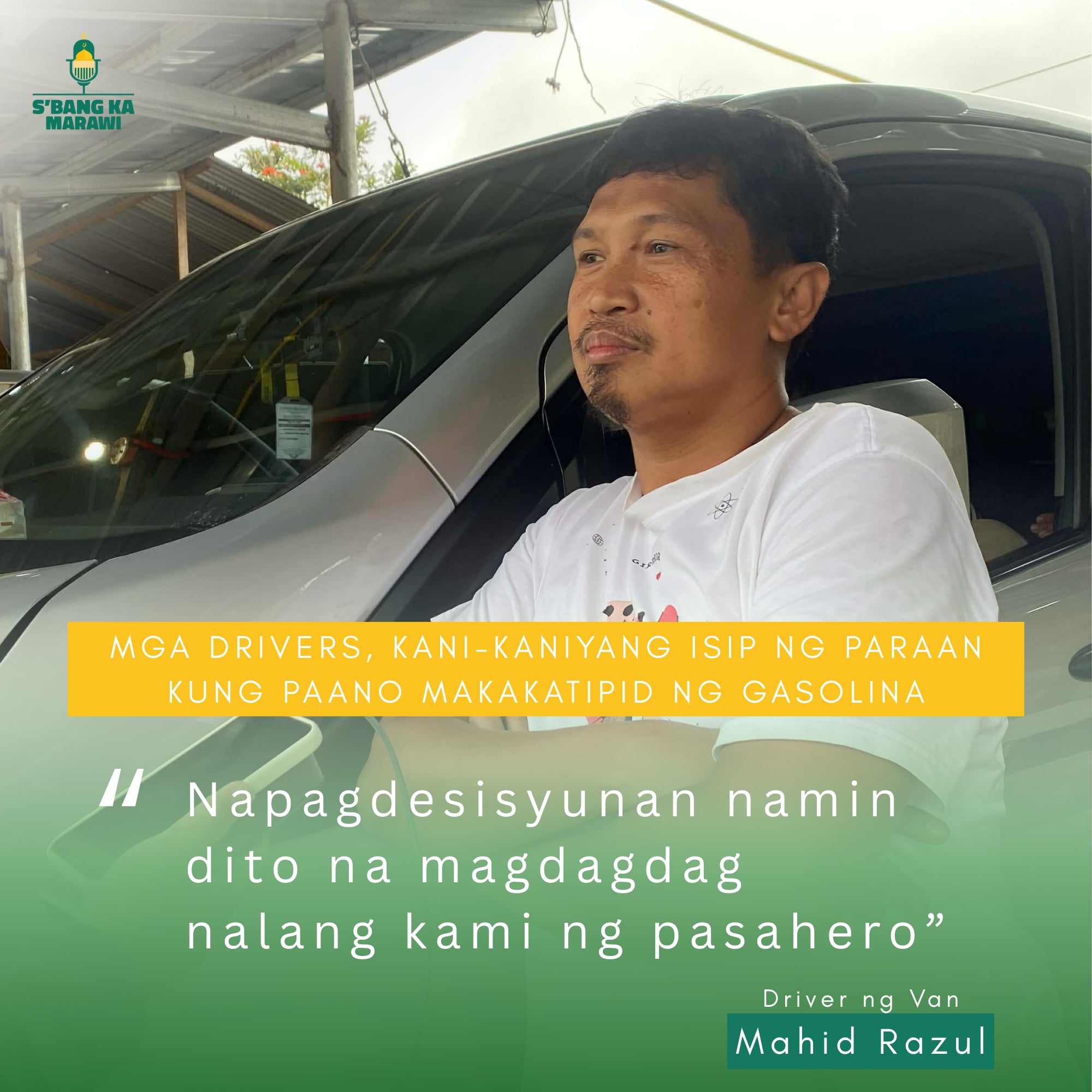 Mga drivers ng pampublikong sasakyan sa Marawi, humahanap na ng sariling paraan at diskarte upang matugunan ang oil price hike